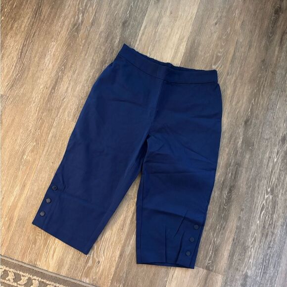 Isaac Mizrahi stretch Slim Pedal Pusher Pants Sz 10 - Picture 6 of 7